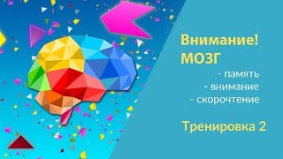 Внимание! Мозг Тренировка №2