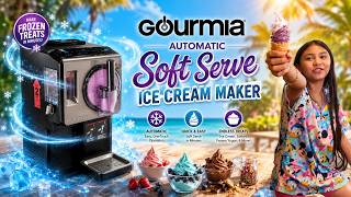 Gourmia Automatic Soft Serve Ice Cream Maker ║Josh&Sarah ║HalukayTV screenshot 1