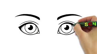 draw eyes easy step learn tutorial