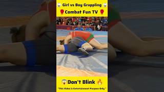 Girl vs Boy Commanding Submission 😱💪🏻 #grappling #nogi #wrestling #jiujitsu #mma #shorts
