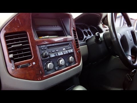 Mitsubishi Shogun 99-06 how to remove factory fitted radio,simple guide.