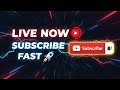 LIVE 🔴 Target 10K Subscribers – Subscribe Now!