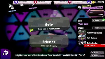 Splatfest!! Unicorn vs Narwhal | Xander`s Splatoon 2 Live Stream