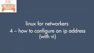 Famous how to configure an ip address using vi - linux for networkers 4 Wealth