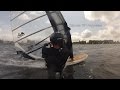 Minus 16 degrees  windsurfing grevelingendam  14 mei 2016