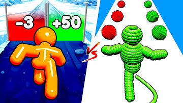Tall Man Run vs Rope Man Run 📏🧶🏃‍♂️⚡ Max Levels Gameplay Walkthrough (Android/iOS) RTGY98