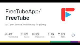 GitHub - FreeTubeApp/FreeTube: An Open Source YouTube app for privacy