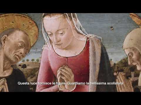 Tesori d'arte - Cristoforo Canozi da Lendinara "L'adorazione del Bambino"