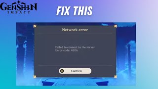 How to fix Genshin impact error code 4201 for PC/Laptop