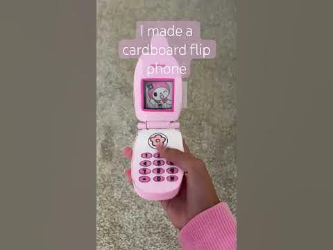 I made a cardboard flip phone inspired by @ArtWithM1ya - YouTube