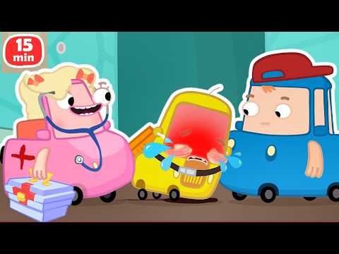 Plumbum Is Sick! Brumi and Vrumi Rush to the Rescue | The Vilsy Car Family