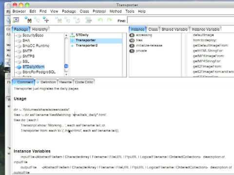 Scripting with Smalltalk