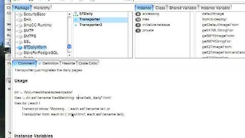 Scripting with Smalltalk