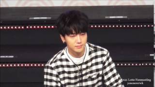 ［fancam］170121 Lotte Fanmeeting Focus Yesung 【make fun of yesung】