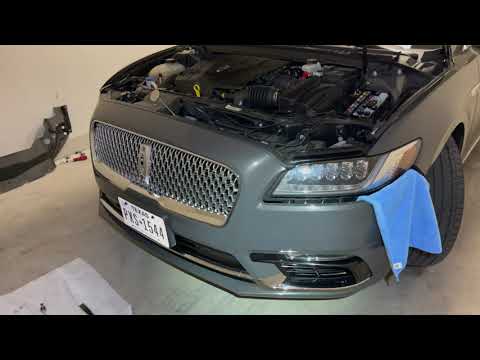 2017-2020 Lincoln Continental Illuminated Emblem Install (Bumper Removal)