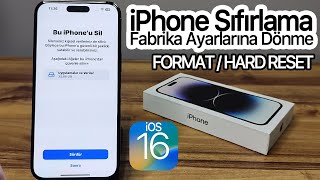 Iphone Sıfırlama Fabrika Ayarlarına Dönme - Format Hard Reset Nasıl Yapılır Satmadan Önce 