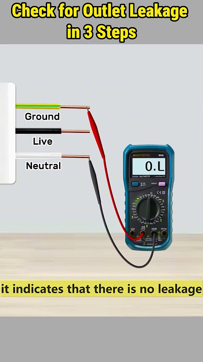 How to Test a Wall Outlet with a Multimeter#howto #outlet #troubleshooting #leakage #electricity