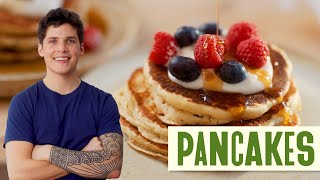 Download Lagu How To Make Perfect Fluffy Pancakes | Max La Manna MP3