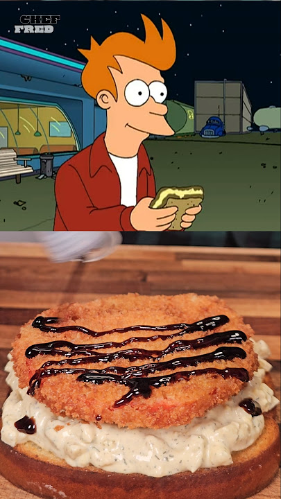 Fry's Sandwich Before The Future Ruined It!🍅🥚🥪 #shorts #fry #eggsalad #futurama