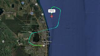 Tracking Private Jet Emergency In West Palm Beach