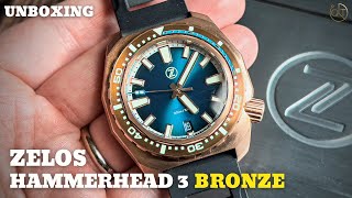 $349 BRONZE Zelos Hammerhead V3 Teal / Unboxing + First Impressions