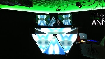 Video Mapping in The Annexe, Edinburgh - VJ Planet Arm