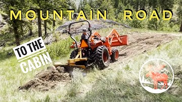 New Series! Solo Off Grid Cabin Build, Day 1: Building a Road to the Site.