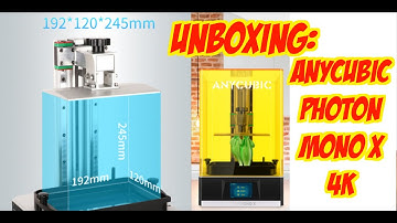 Unboxing #Anycubic Photon Mono X #Resin #3DPrinter