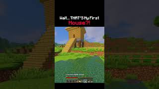 I Randomly Found My First Base 🥹 #minecraft #shorts