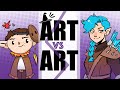 Drawing Each Others D&D Characters AGAIN | ART vs ART