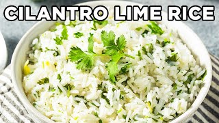 Authentic Cilantro Lime Rice (My Son's Favorite) | Recipe by MOMables