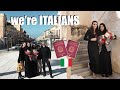 Vlog || We're Italian CITIZENS!!! Getting Our Passports & Citizenship Ceremony