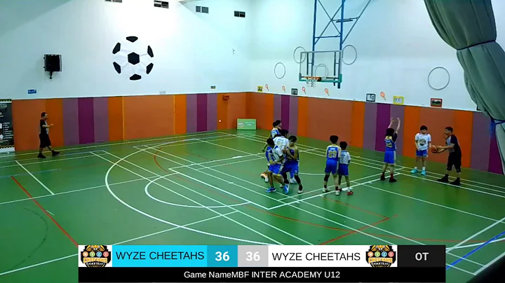 WYZE CHEETAHS BLUE VS WYZE CHEETAHS WHITE MBF INTER ACADEMY U12