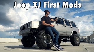 Jeep XJ first Mods, CRAZY TRANSFORMATION!!!