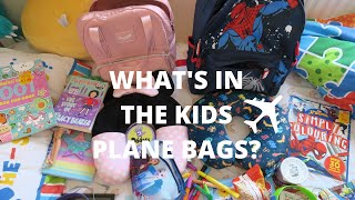 I'M BACK! PACKING FOR OUR HOLIDAY & WHATS IN THE KIDS PLANE BAGS?