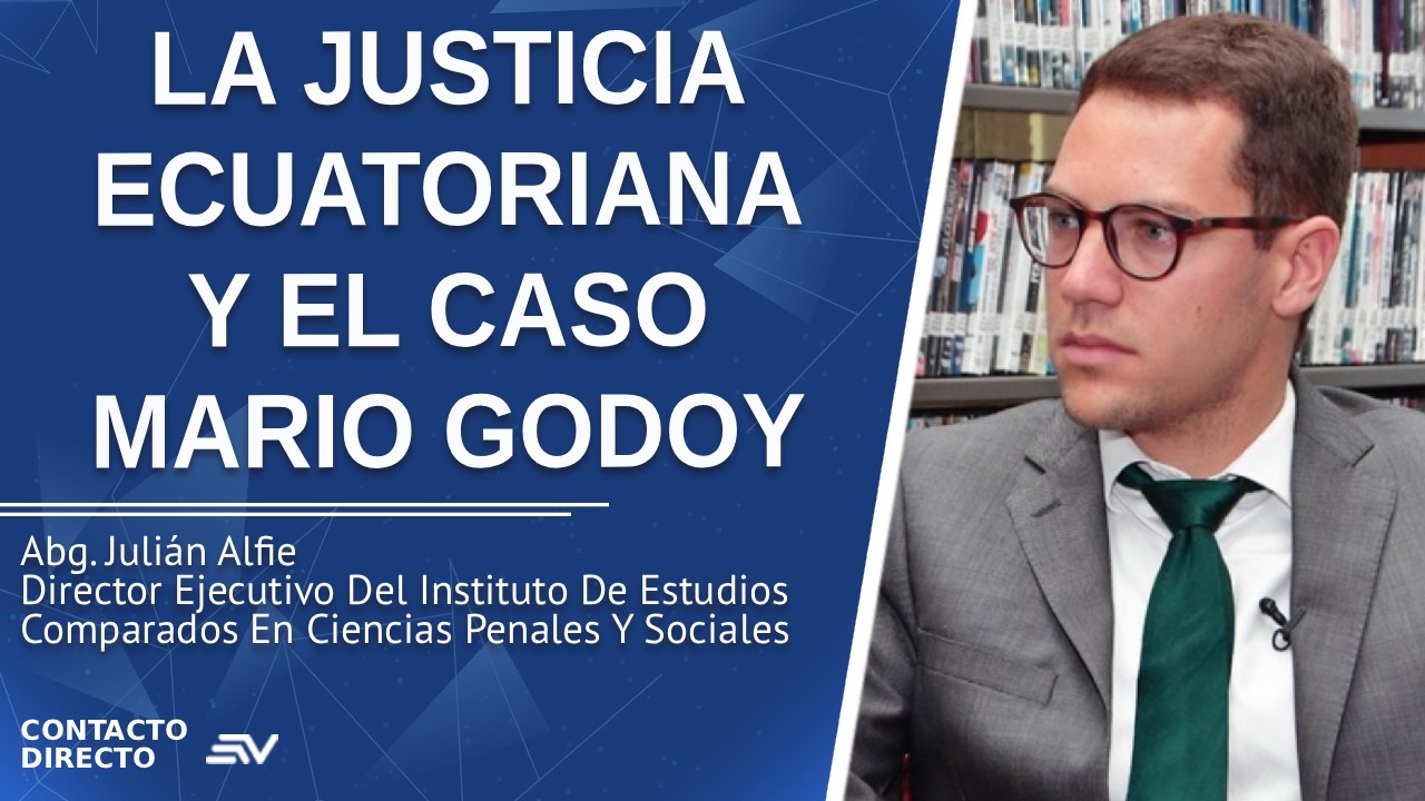 La Justicia Ecuatoriana y El Caso Mario Godoy - Entrevista con Julián Alfie | Ecuavisa