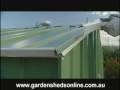Garden Shed Installation - Roof Trim Installation Garden Shed Installation - Roof Trim Installation
