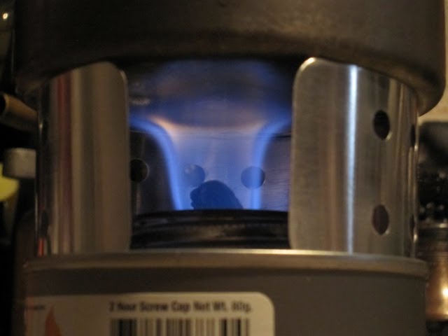 Low Pressure - Side Burner with Carbon Felt Wick - Boil Test #2