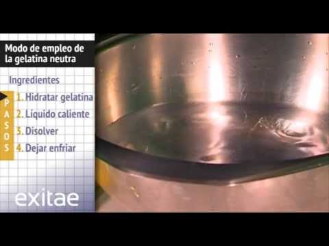 Vídeo: Com Diluir Adequadament La Gelatina Comestible Per A La Carn Gelatina