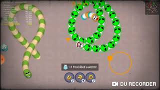 worm zone io max gameplay slither pad