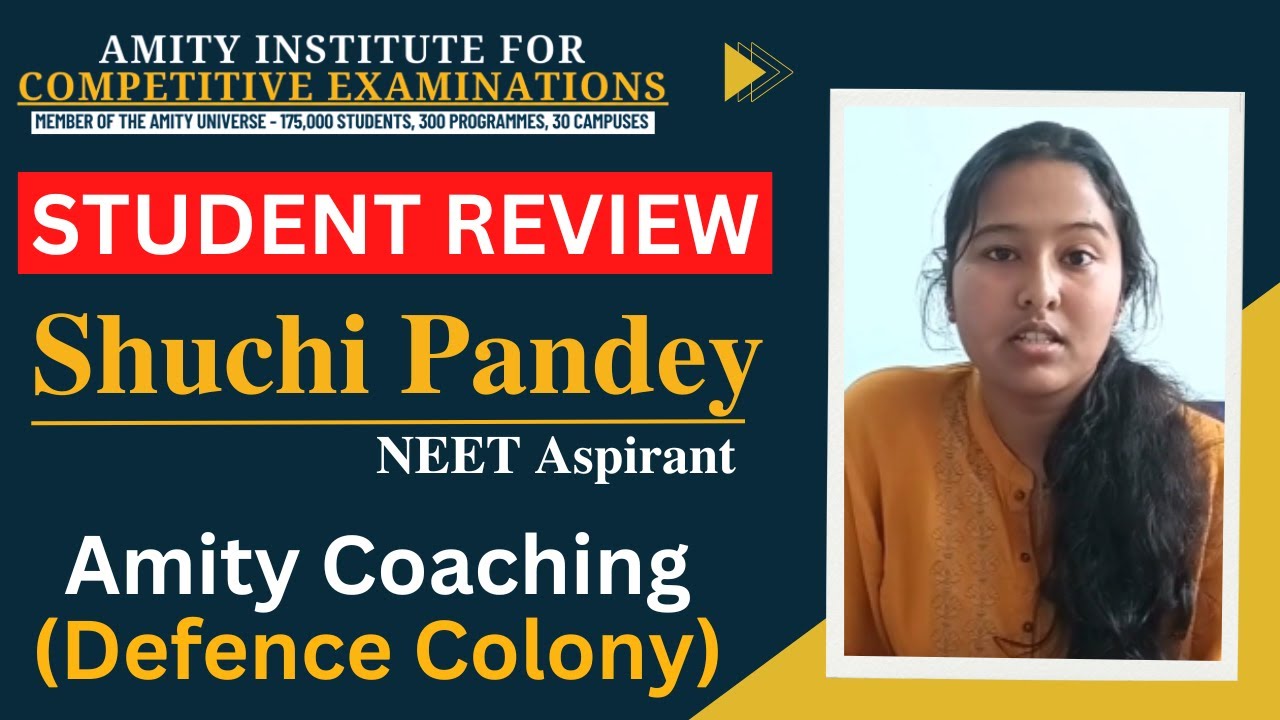 Review of Amity Coaching Student | NEET Aspirants | Student Reaction | 