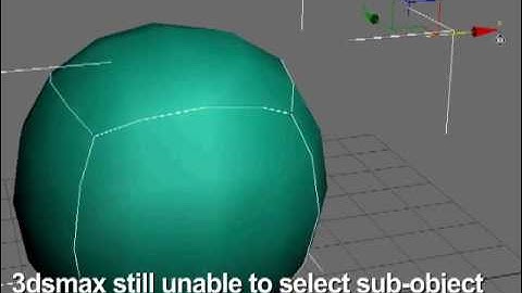 3ds max lacks sticking subobjects feature while subd