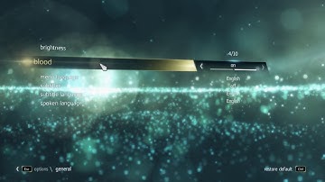 How To Change Spoken Language In Assassin