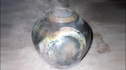 Raku Firing at Night by Shunji Hosozawa