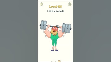 DOP 2 level 150 delete one part | Lift the barbell 🏋️‍♂️🏋️‍♂️ #gameplay #gaming #shorts #ytshorts