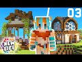 New Life SMP - Ep.3 - Building in Modded Minecraft is so much Fun!