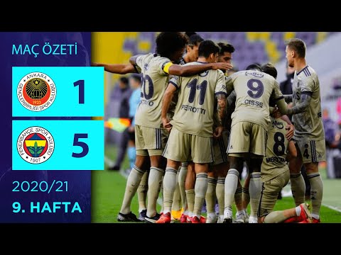 ÖZET: Gençlerbirliği 1-5 Fenerbahçe | 9. Hafta - 2020/21