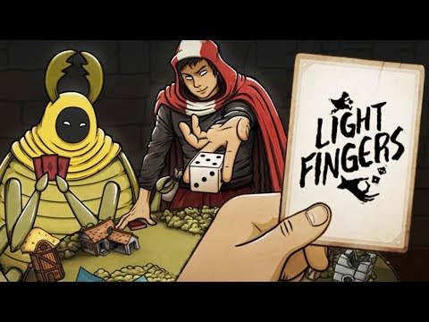 Light Fingers - A Board Game About STEALING! (4 Player Gameplay)