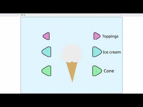 स्क्रैच ट्यूटोरियल #1: एक आइसक्रीम क्रिएटर बनाना!