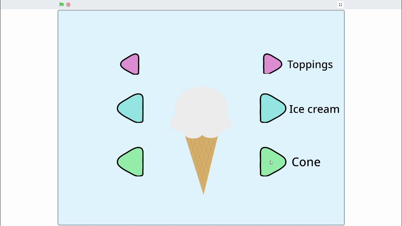 Scratch Tutorial 1 Making An Ice Cream Creator! YouTube